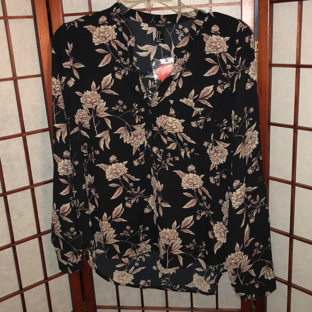 Forever 21 Floral Shirt NWT